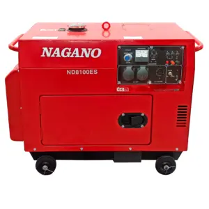 Gerador de Energia a Diesel 8kva Monofásico 110v/220v Silenciado Partida Elétrica