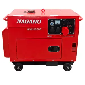 Gerador de Energia a Diesel 8kva Trifásico 110v/220v Silenciado Partida Elétrica