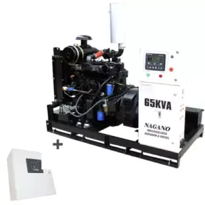Gerador de Energia a Diesel 65 kVA Trifásico – partida elétrica Aberto c/ QTA Nagano – ND65000E3QTA