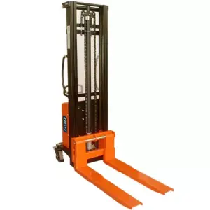 Empilhadeira semi-elétrica com elevação de 2,5 metros capacidade de 1000 kg – NSPN1025