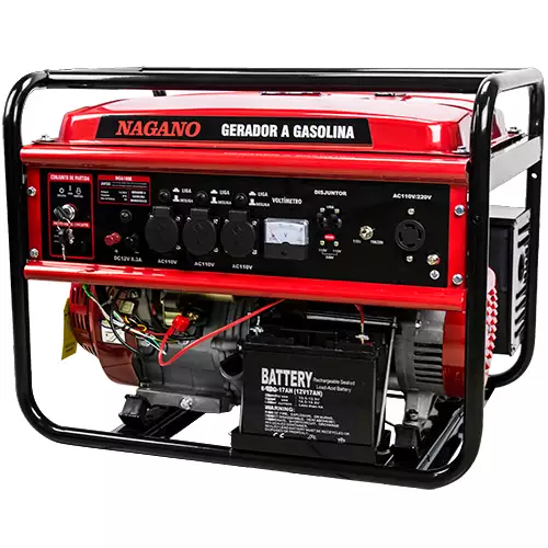 Gerador de Energia a Gasolina 6 KVA Monofásico Partida Elétrica – NG6100E