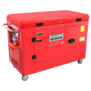 Gerador De Energia a Diesel Silenciado 13kva Trifásico 100-220v 60hz