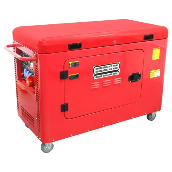 Gerador De Energia a Diesel Silenciado 13kva Trifásico 100-220v 60hz