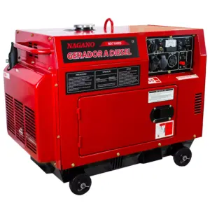 Gerador de Energia a Diesel Silenciado 6 KVA Monofásico Partida Elétrica – ND7100ES