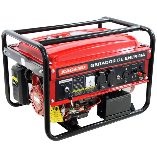 Gerador de Energia a Gasolina 3,6kva Monofásico 110v/220v Partida Elétrica 4 Tempos