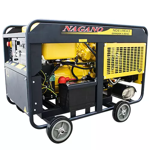 Gerador de Energia a Diesel, Monofásico 110/220v, 19 kva, Partida elétrica – NDE19EA