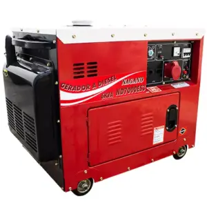 Gerador de Energia a Diesel, Trifásico 110v/220v, Silenciado, 6.0 kva, Partida elétrica – ND7000ES3