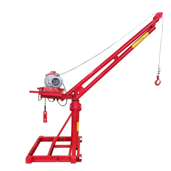 Mini Grua Guindaste 400kg 30m para Obras Monofásico