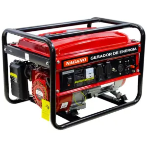Gerador de Energia a Gasolina 3,6kva Monofásico 110v/220v 4 Tempos