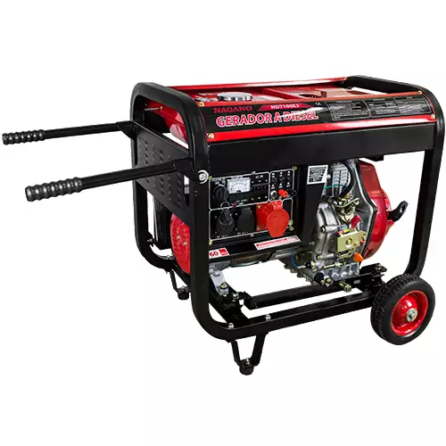 Gerador de Energia a Diesel 6 KVA trifásico 110/220v Partida Elétrica – ND7100E3