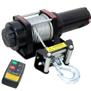 Guincho Elétrico 4500LB 2041 KG 12v para Quadriciclo Jipe Troller