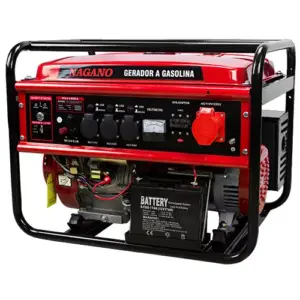 Gerador de Energia a Gasolina 6 KVA trifásico 110/220v Partida Elétrica – NG6100E3