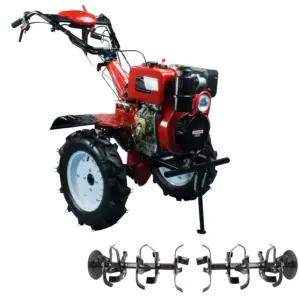 Micro Trator Motocultivador Monocilíndrico a Diesel Partida Elétrica 10HP 4 Tempos OHV Ar Refrigerado 418cc – NMCD135E