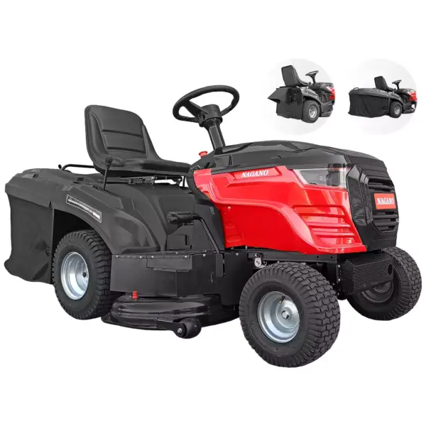 Trator Cortador de Grama Gasolina 20hp com Coletor 107cm 4 Tempos