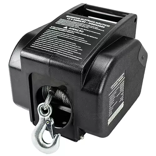 Guincho Elétrico Náutico 12V 2000LBS 907 Kg – NGEN2000