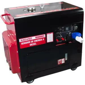 Gerador a Diesel Silenciado Monofásico 7 kVA 4T 60hz Partida Elétrica 110/220v 2hp – ND8000ES