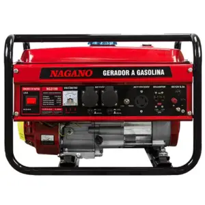 Gerador de Energia a Gasolina 3,6 KVA Monofásico Partida Manual – NG3100