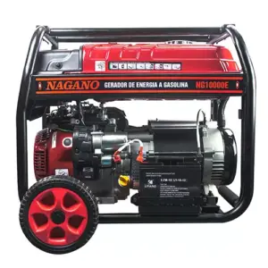 Gerador a Gasolina Monofásico 9 KVA 4t 60hz Partida Elétrica 110/220 v Motor 16hp 192fb – NG10000E