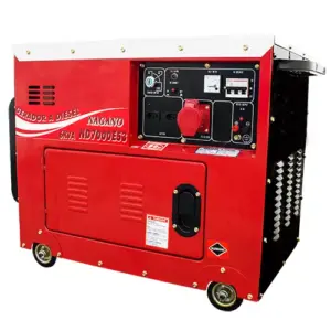 Gerador de Energia a Diesel, Trifásico 220V/380V, 6.0 kva, Partida elétrica Silenciado – ND7000ES3D