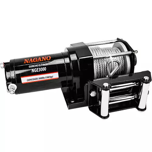Guincho Elétrico 12V 3000LBS 1360 Kg – NGE3000