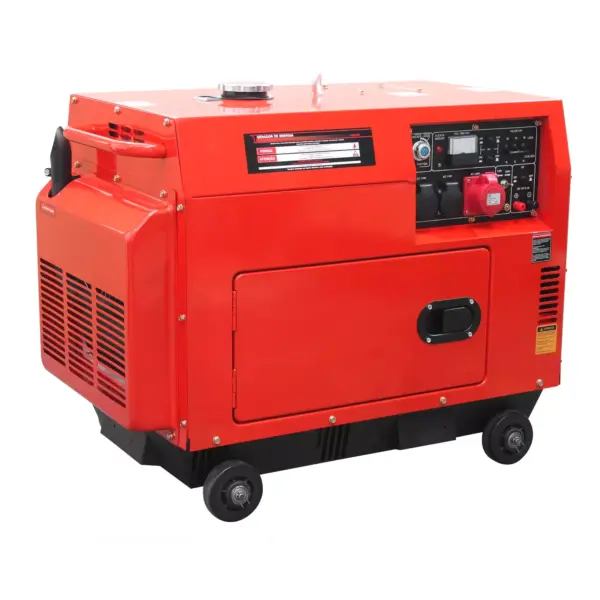 Gerador de Energia a Diesel 7kva Trifásico 110v/220v Partida Elétrica Silenciado