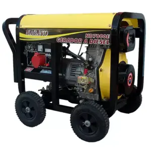 Gerador de Energia a Diesel, Trifásico 220/380v, 6 kva, Partida elétrica – ND7000E3D