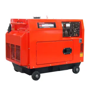 Gerador de Energia a Diesel 9kva Monofásico 110v/220v Partida Elétrica Silenciado