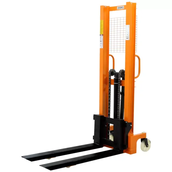 Empilhadeira Hidráulica Manual 2000 kg Elevação 1,6 metros Garfo 1150x550mm – NEMP2TR