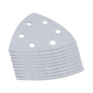 10 Folhas de Lixa Delta Branca 94mm Grão 60,80,100,240 e 320 MAKITA-B-21674