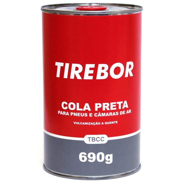 Cola Preta para Pneus e Câmaras de Ar com 690g SCHEBOR-TBCCI