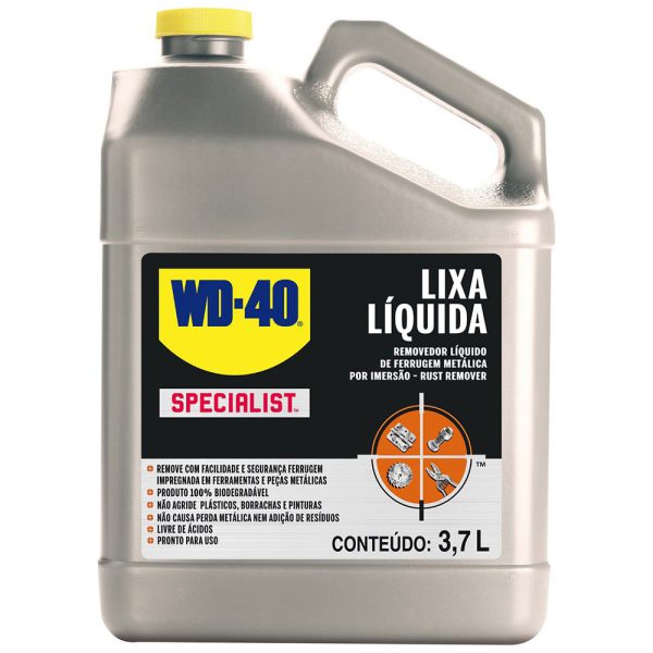 Specialist Lixa Líquida – Removedor de Ferrugem – Galão 3,7 Litros WD-40-497690