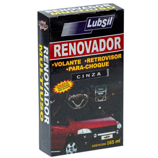 Renovador Multiuso de Para-Choques Cinza 165ml LUBSIL-0096-4