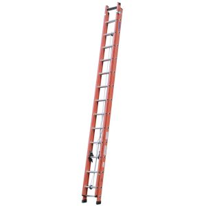Escada Extensível Vazada Laranja com 23 Degraus Úteis 4.25×7.20m COGUMELO-EFV-23