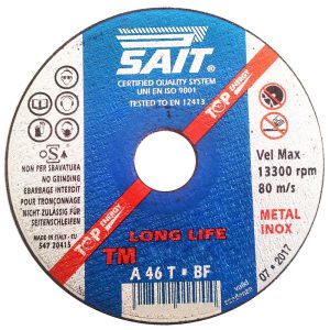 Disco de Corte Inox A46T 7 x 2 x 7/8 Pol. SAIT-59672
