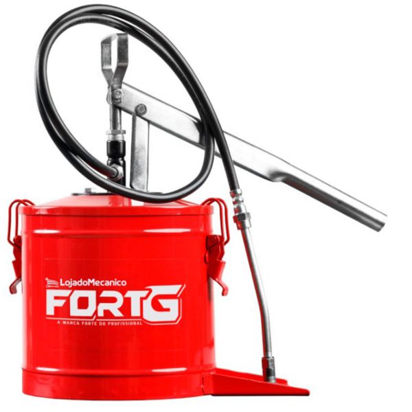 Bomba Manual para Graxa 7Kg Vermelha FORTG-855115