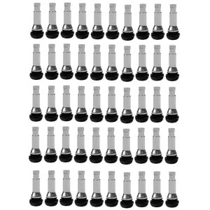 Válvula para Pneus sem Câmara TR414 Cromado 11,5mm com 50 Unidades JEDAL-821414ZAC