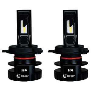 Par de Lâmpadas Automotiva Super LED Plus H4 32W 6.500K CINOY-YN-LSH4P