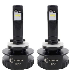 Par de Lâmpadas Automotiva Super LED Plus H27 32W 6.500K CINOY-YN-LS27P