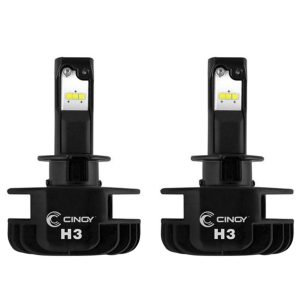 Par de Lâmpadas Automotiva Super LED Plus H3 32W 6.500K CINOY-YN-LSH3P