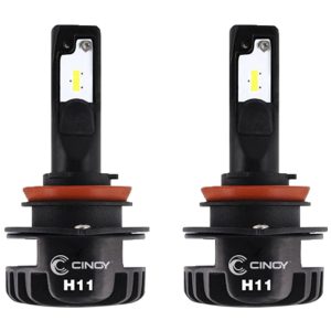 Par de Lâmpadas Automotiva Super LED Plus H11 H8 H9 32W 6.500K CINOY-YN-LSH11P