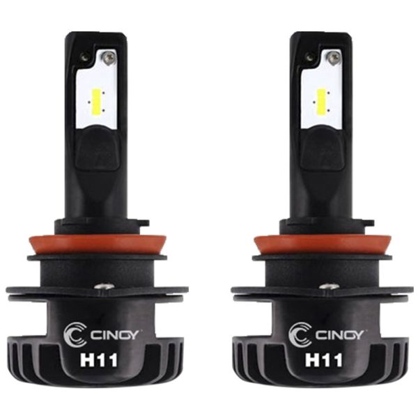 Par de Lâmpadas Automotiva Super LED Plus H11 H8 H9 32W 6.500K CINOY-YN-LSH11P