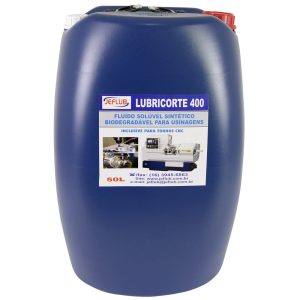 Fluído Solúvel Sintético Biodegradável Lubricorte 400 50L para Usinagens JEFLUB-830000002004