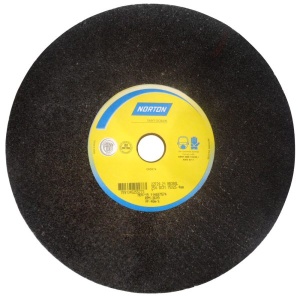 Rebolo para Desbaste de Metal 254.0 x 31.75 x 25.4 mm NORTON-2ZF2021-RB38SL