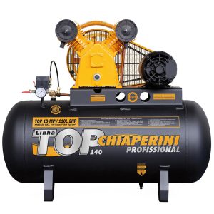 Compressor de Ar RCV IP2 com Cilindro em V 110L 2HP 220/380V – Trifásico CHIAPERINI-TOP10TRI