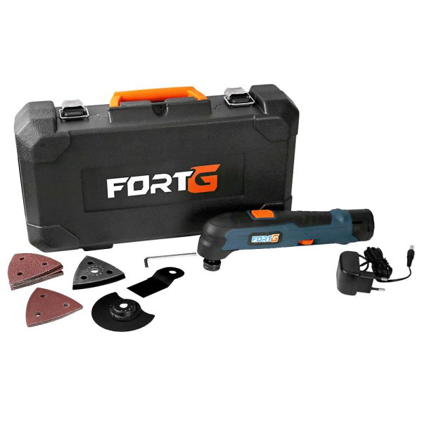 Multicortadora Oscilante 6 Velocidades com Bateria 12V e Maleta com Acessórios FORTGPRO-FG6600