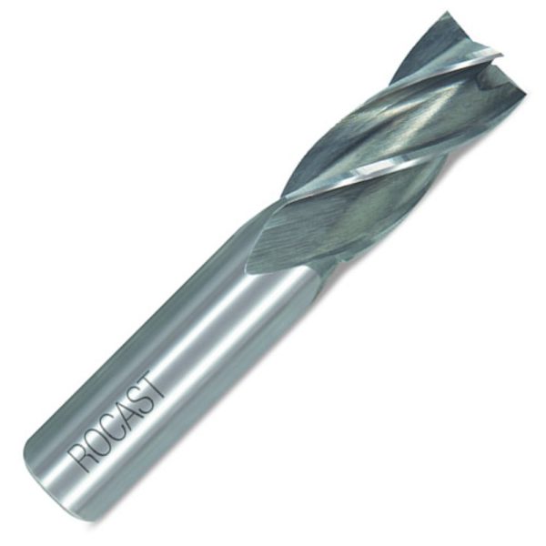 Fresa Topo HSS Haste Cilíndrica DIN 844AN 1/4 Pol. Vários Cortes ROCAST-180041