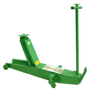 Macaco Jacaré Hidráulico 3 Toneladas Longo Verde com Roda de Ferro Profissional RIBEIRO-RM0027