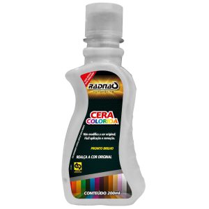 Cera Colorida Automotiva Branca 200ml RADNAQ-RQ1162-01