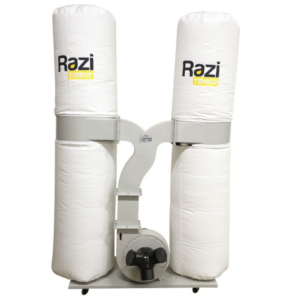Coletor de Pó 380L com 2 Reservatórios 5CV 220V – Trifásico RAZI-RZ-CPT5T2