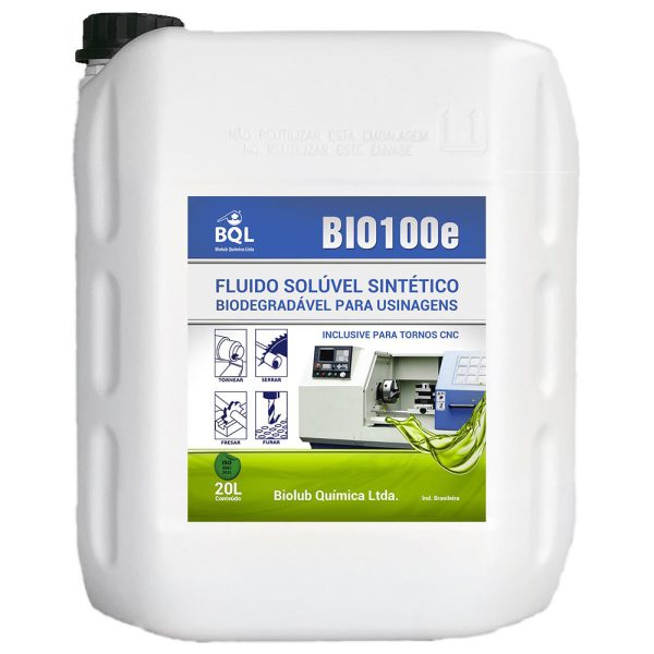 Óleo Solúvel Sintético Biodegradável 20 Litros para Corte de Metais BIOLUB-5396
